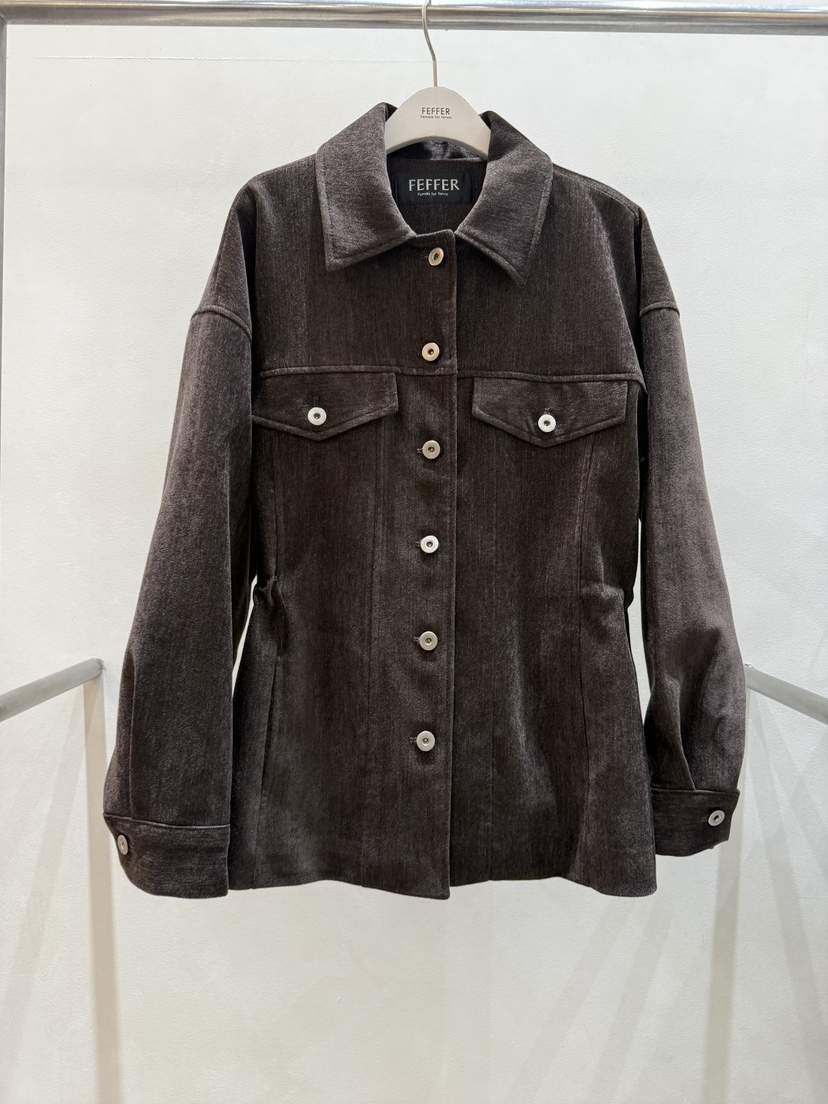 FEFFER韓國代購㊣女裝新品時尚人氣熱賣25秋冬推薦休閑夾克FEFFER夾克
