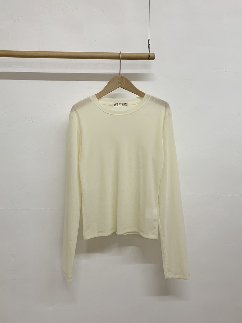 MORE THAN-P東大門㊣直郵女士新品25秋冬人氣休閑長袖T恤MORE THAN長袖T恤