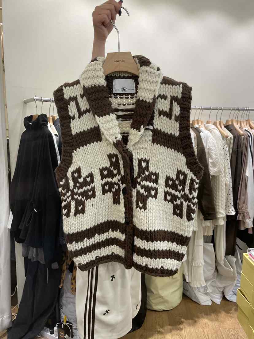 AUVERFIT東大門㊣代購女士新款休閑熱賣推薦時尚人氣馬甲手工AUVERFIT馬甲