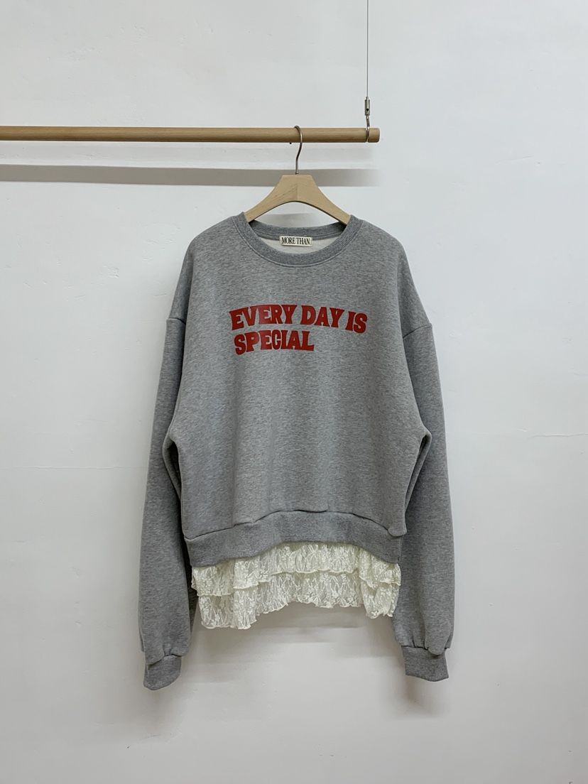 MORE THAN-P韓國直郵㊣女裝新款推薦職業休閑時尚人氣衛衣MORE THAN衛衣