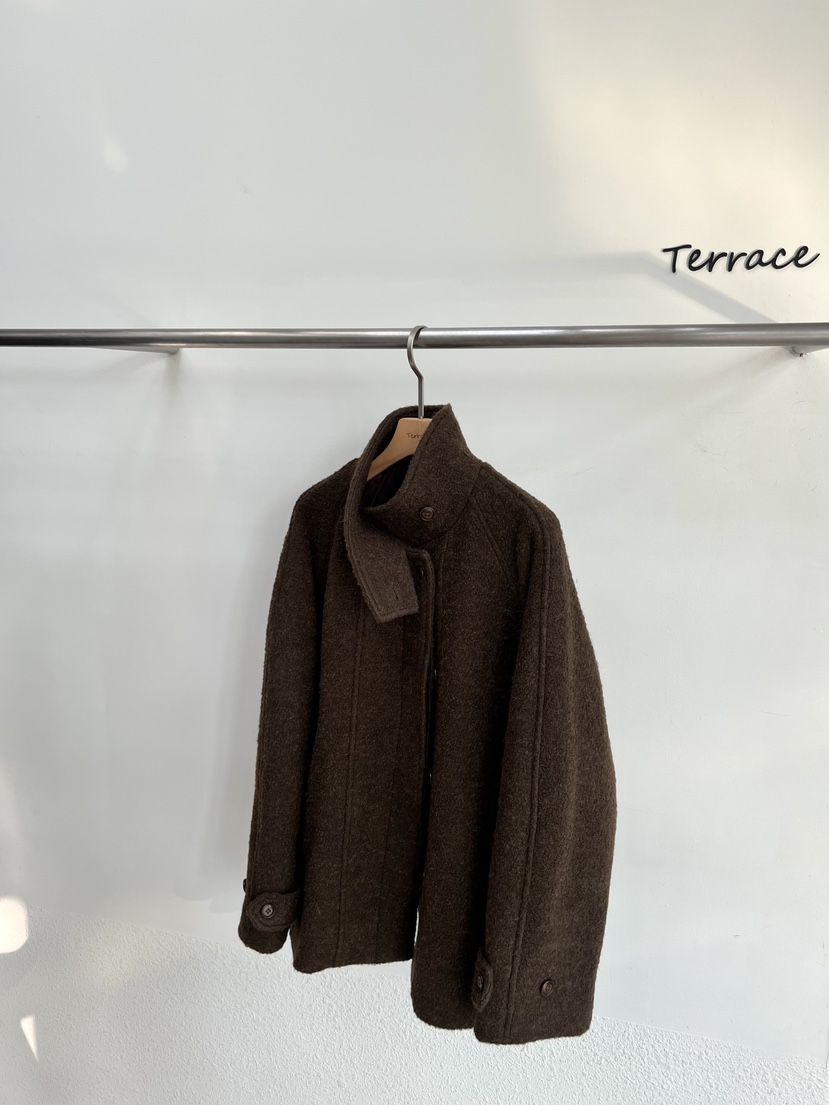 TERRACE韓國直郵㊣女裝新品職業時尚熱賣25秋冬人氣夾克羊毛TERRACE夾克