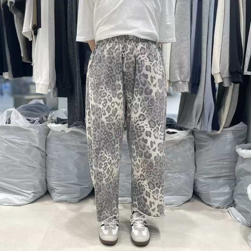 GOLDCOAST東大門㊣直郵女士新品熱賣真品人氣推薦休閑褲豹紋GOLDCOAST休閑褲