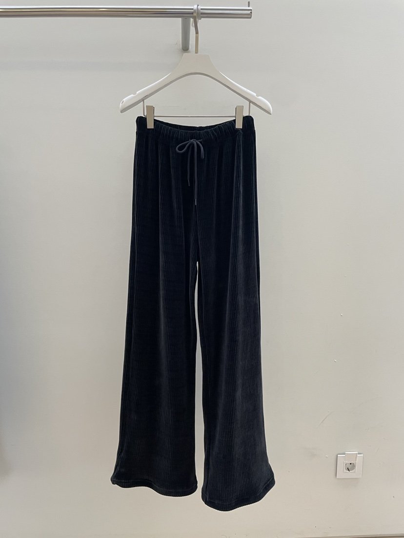 PEBBLE東大門㊣實拍女士新款推薦熱賣時尚職業休閑褲天鵝絨PEBBLE/LAYER休閑褲