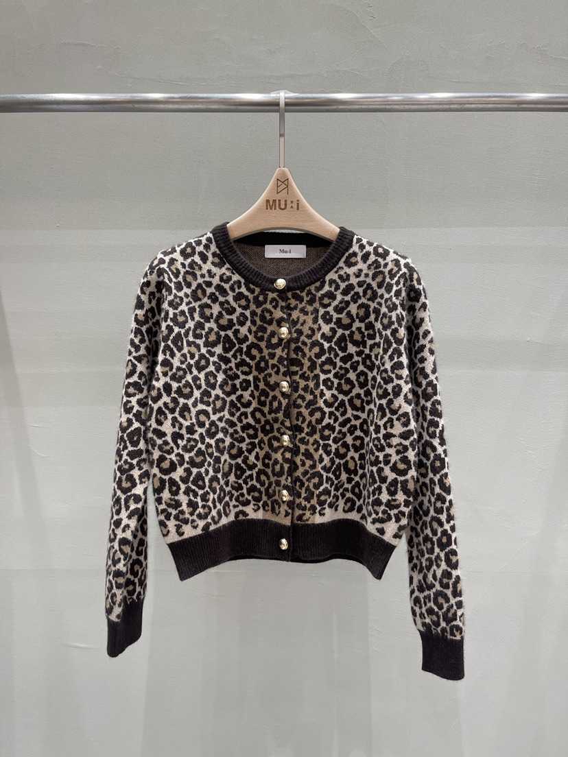 THE MUI東大門㊣直郵女士新款休閑推薦時尚熱賣夾克豹紋開衫THE MUI夾克