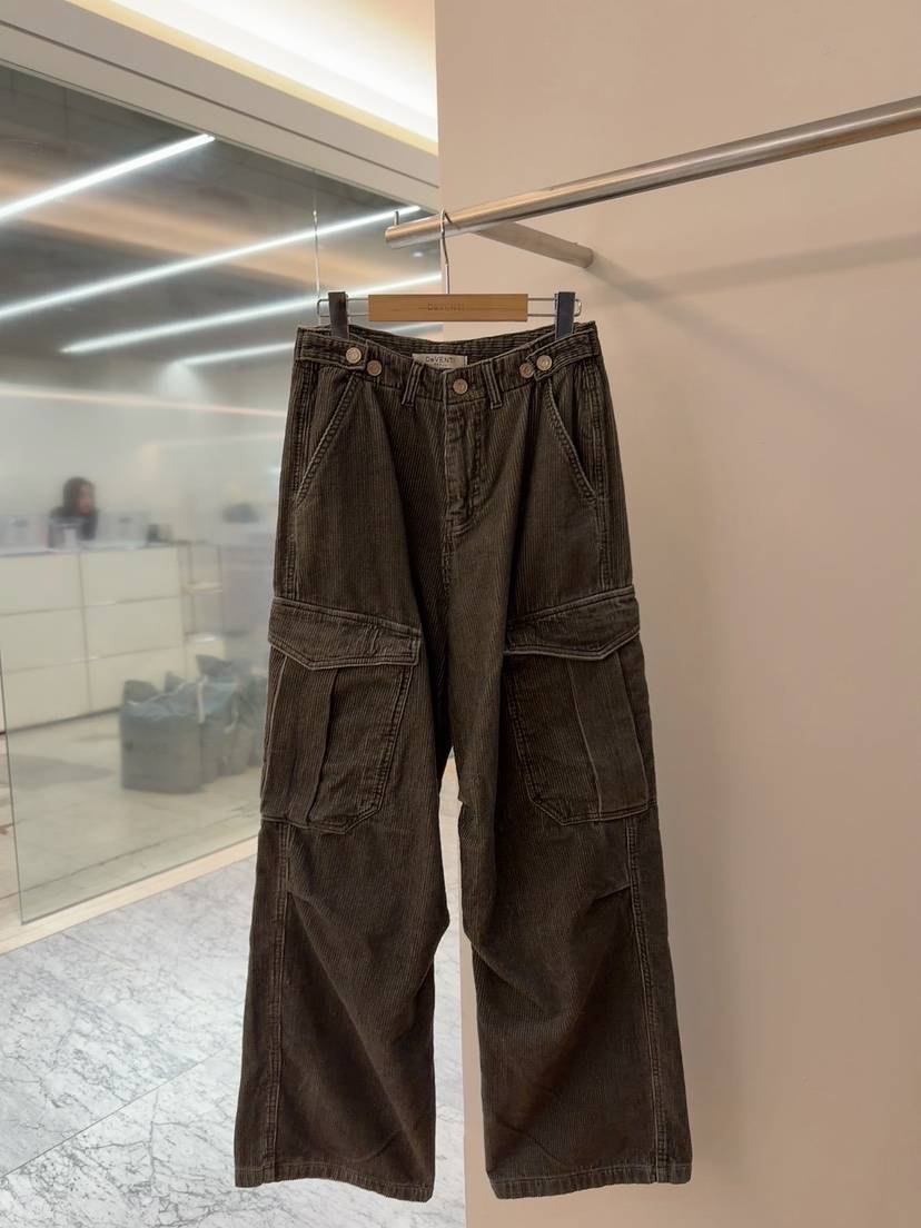 DE VENTI韓國直郵㊣女士新款職業真品人氣休閑褲工裝褲燈芯絨DE VENTI休閑褲