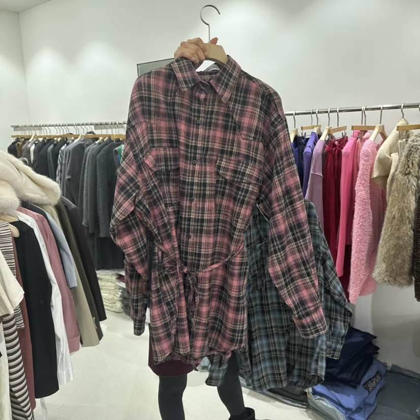 REPELLER韓國直郵㊣女士新品真品職業時尚襯衫蕾絲衫口袋套裝REPELLER襯衫/蕾絲衫