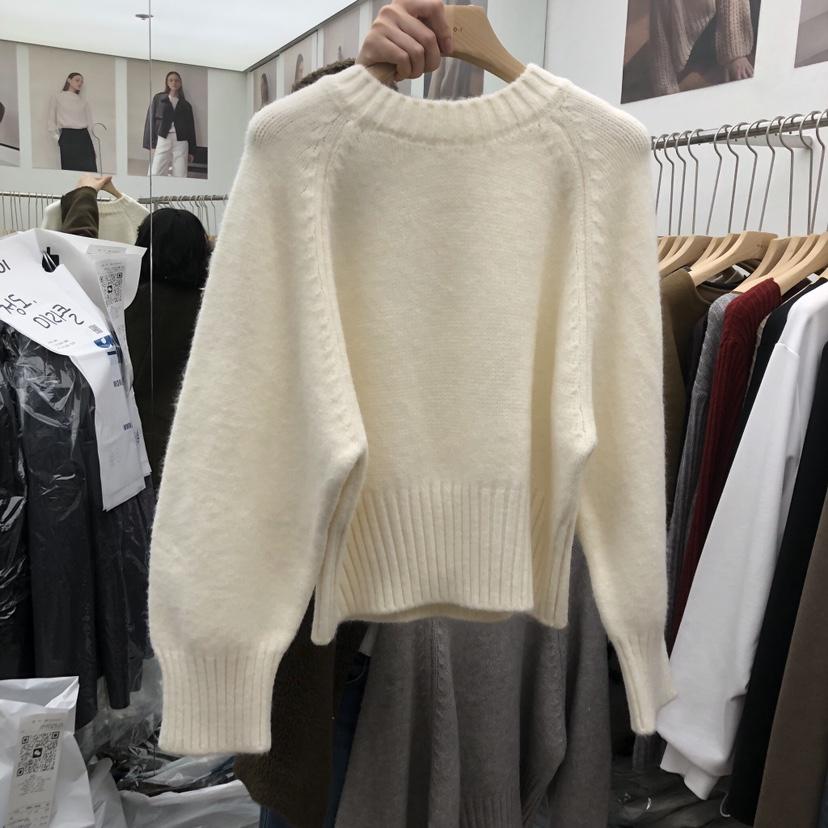 MOI-A韓國直郵㊣女士新品25秋冬時尚熱賣人氣推薦毛衣安哥拉MOI-A毛衣