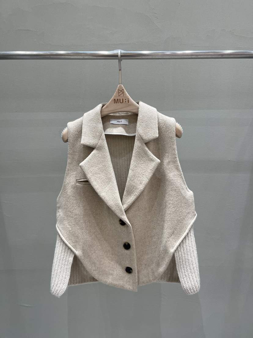 THE MUI韓國直郵㊣女士新品25秋冬真品休閑時尚人氣推薦馬甲THE MUI馬甲
