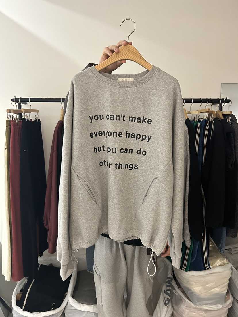 AS THOUGHT韓國代購㊣女士新款熱賣人氣休閑職業真品衛衣加絨AS THOUGHT衛衣