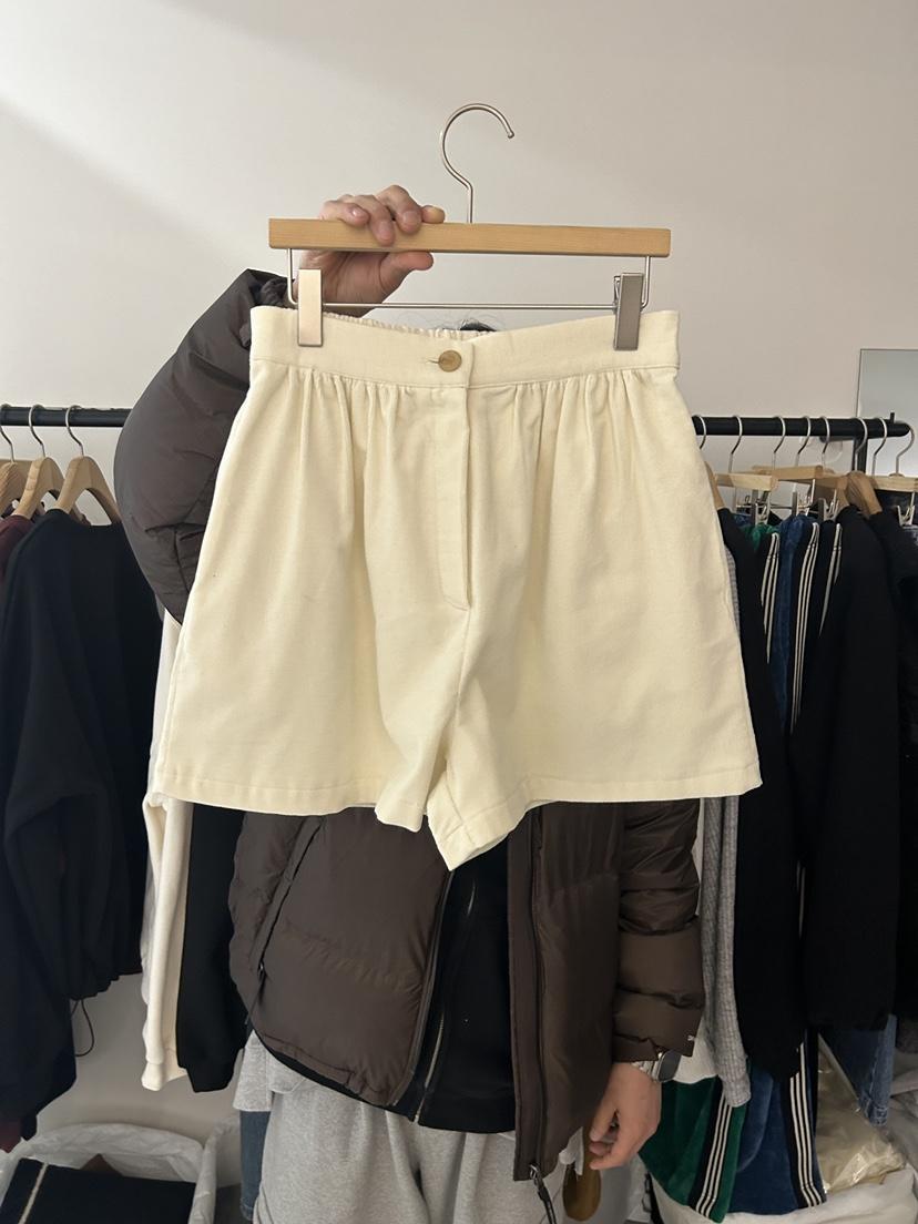 AS THOUGHT韓國直郵㊣女裝新品熱賣推薦25秋冬時尚短褲羊毛AS THOUGHT短褲