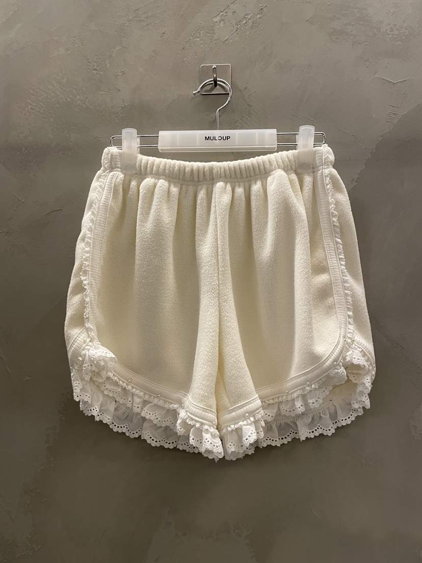 MULCUP韓國直郵㊣女裝新品人氣職業推薦真品時尚25秋冬短褲毛絨MULCUP短褲