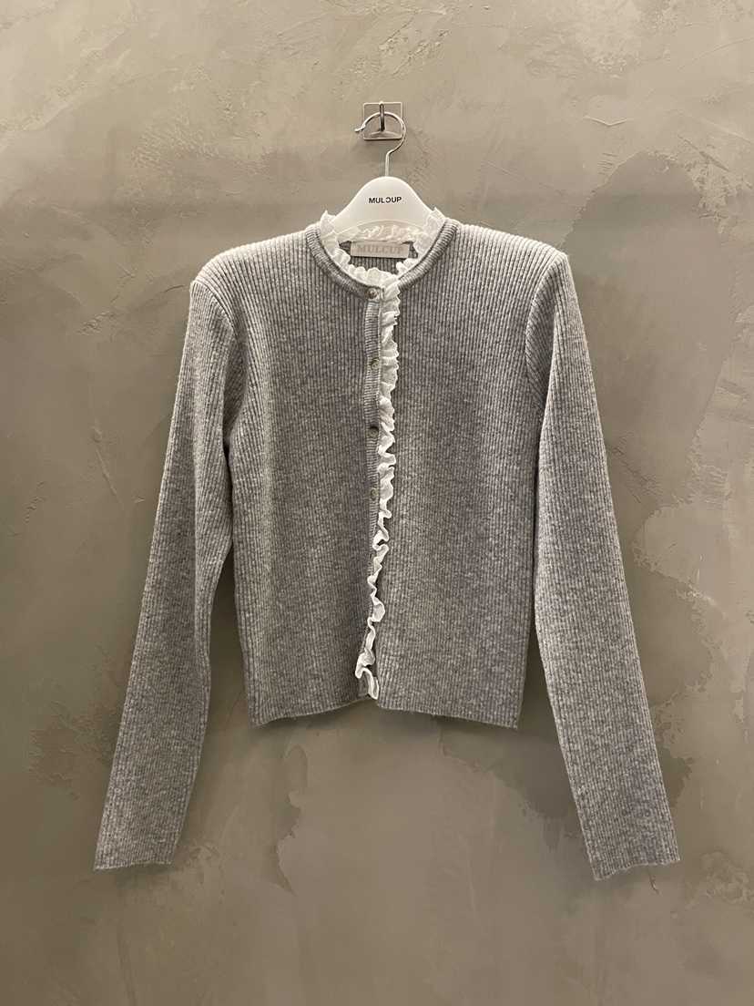 MULCUP韓國直郵㊣女裝新款休閑25秋冬熱賣人氣職業針織衫開衫MULCUP針織衫