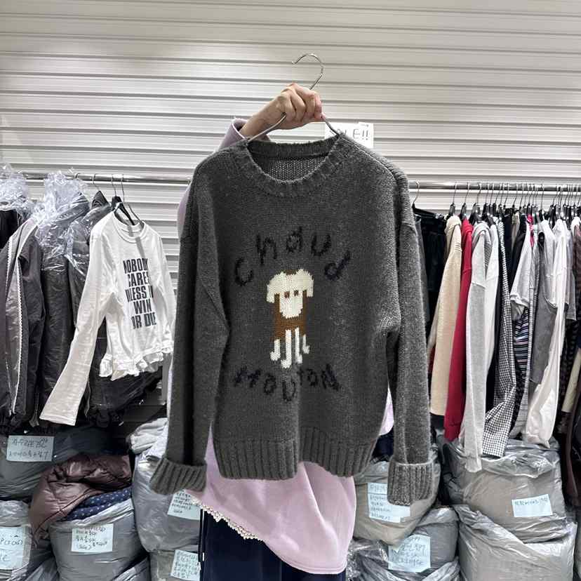 BRICKLANE東大門㊣代購女士新款休閑時尚推薦25秋冬針織衫雙排扣BRICKLANE針織衫