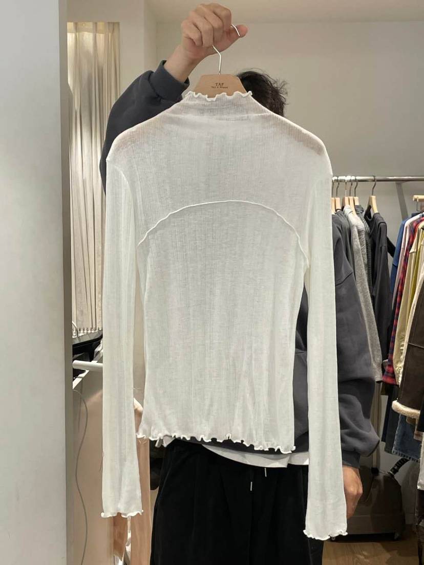 TAF韓國直郵㊣女裝新款推薦休閑真品時尚人氣熱賣25秋冬長袖T恤TAF長袖T恤