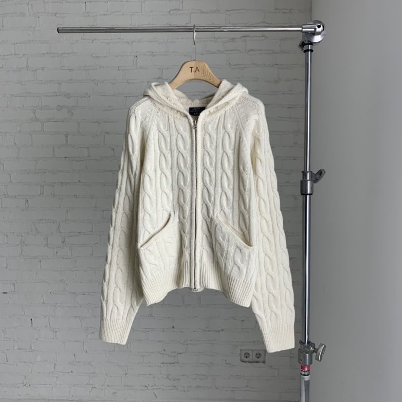 THE ABLE韓國直郵㊣女士新款人氣職業推薦真品毛衣連帽拉鏈衫THE ABLE/TA毛衣