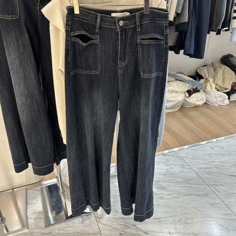 ABLESTUDIO東大門㊣實拍女裝新品真品熱賣人氣牛仔褲雙口袋ABLESTUDIO牛仔褲