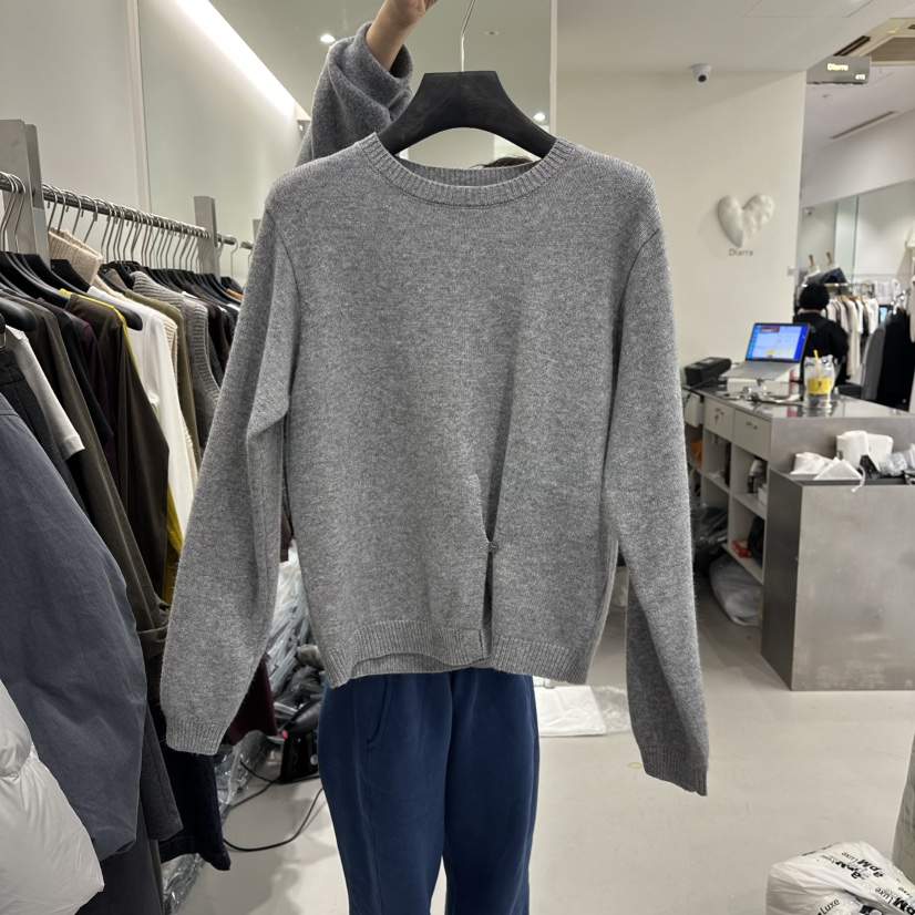 DIARRA韓國代購㊣女士新款熱賣真品推薦休閑職業針織衫紐扣DIARRA針織衫