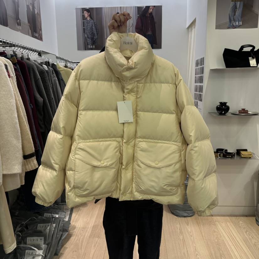 REIRAI韓國代購㊣女士新品時尚推薦熱賣25秋冬短款羽絨服絨Reirai短款羽絨服