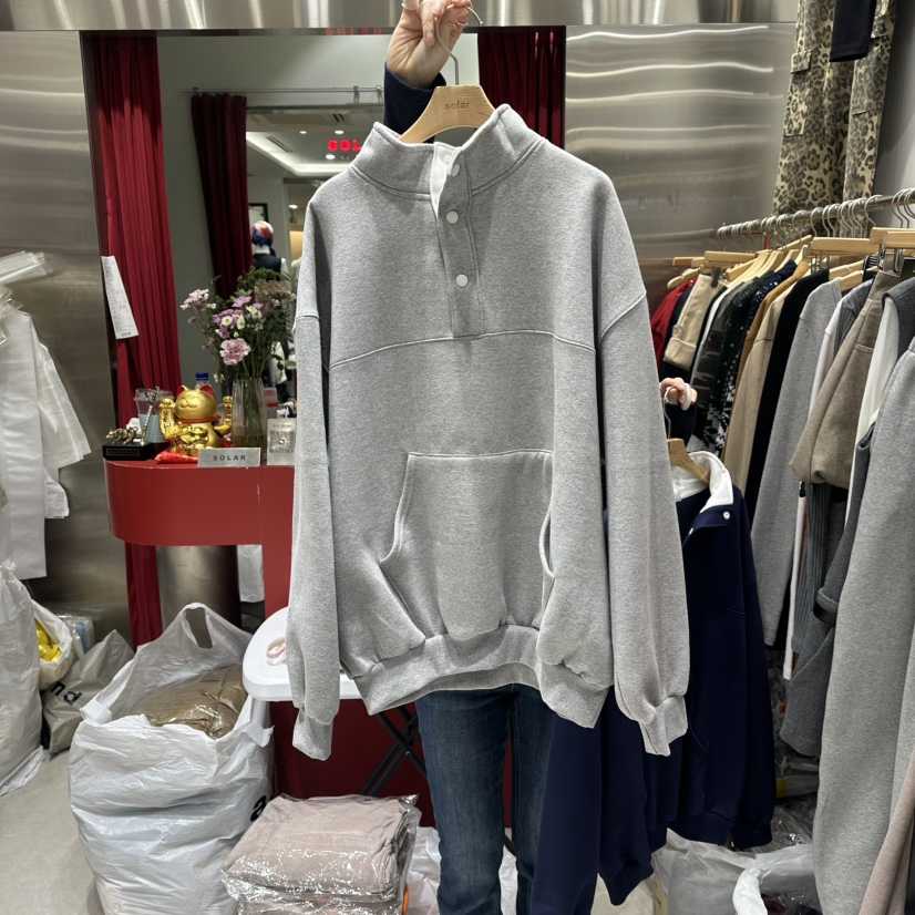 SOLAR東大門㊣實拍女裝新款休閑熱賣真品人氣推薦衛衣加絨抓絨SOLAR衛衣