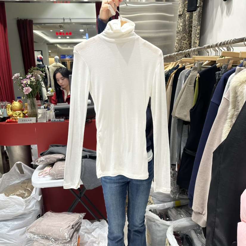 SOLAR韓國直郵㊣女士新款熱賣真品休閑時尚推薦職業長袖T恤SOLAR長袖T恤