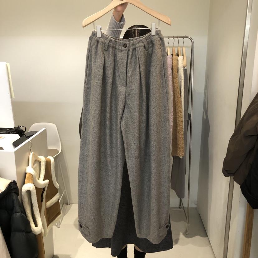 OUTRENE東大門㊣代購女裝新款真品休閑熱賣推薦休閑褲人字紋OUTRENE休閑褲