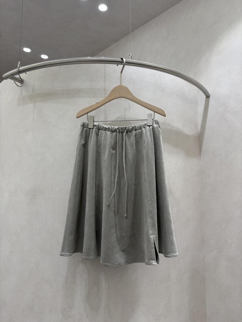 WHO IS SHE韓國直郵㊣女裝新品休閑人氣半身裙中短裙麂皮WHO IS SHE半身裙/中短裙