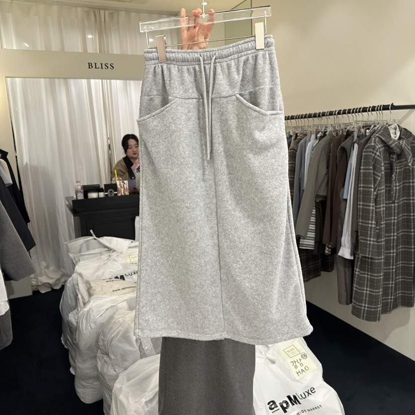 BLISS韓國代購㊣女裝新款25秋冬休閑時尚真品熱賣推薦人氣長裙BLISS長裙