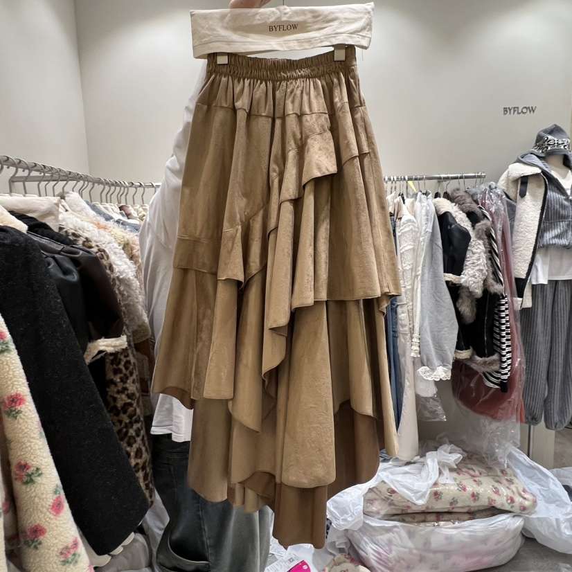 BY FLOW東大門㊣直郵女士新款真品25秋冬休閑人氣熱賣長裙BY FLOW長裙