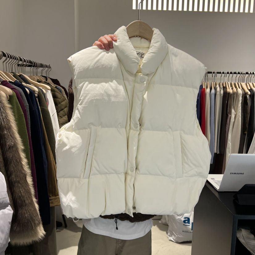 PLATE東大門㊣實拍女裝新款25秋冬推薦休閑職業馬甲不含內搭絨PLATE馬甲