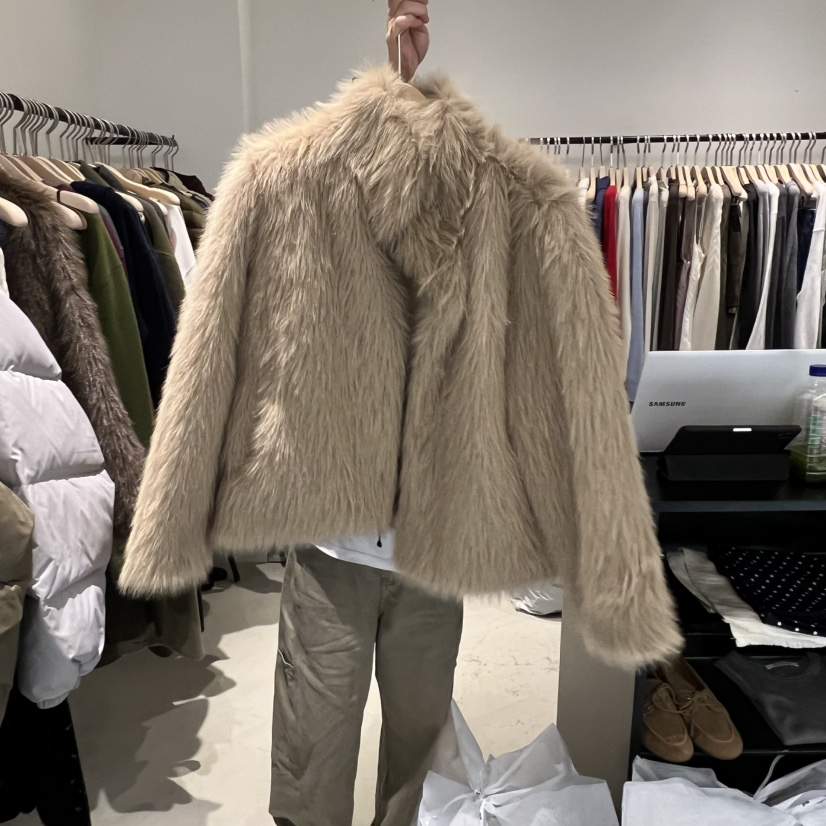 PLATE韓國直郵㊣女裝新款推薦人氣職業熱賣25秋冬真品短款大衣PLATE短款大衣