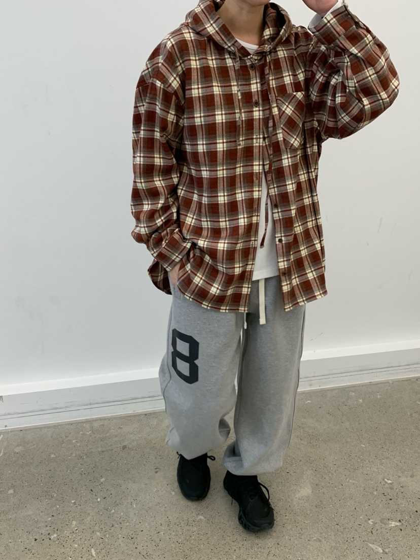 COBALT BLUE東大門㊣代購女士新款25秋冬襯衫蕾絲衫連帽衫格子COBALT BLUE襯衫/蕾絲衫