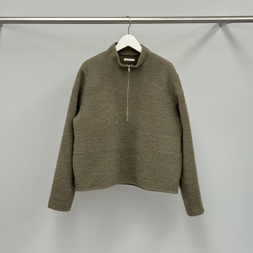 WATER/RIVER韓國代購㊣女士新品真品休閑人氣衛衣羊毛拉鏈WATER/RIVER衛衣