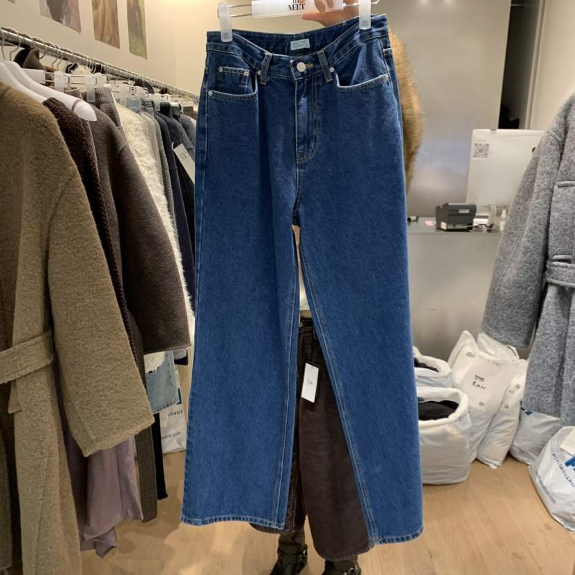 MEET ME東大門㊣代購女士新品推薦熱賣真品職業時尚牛仔褲MEET ME牛仔褲