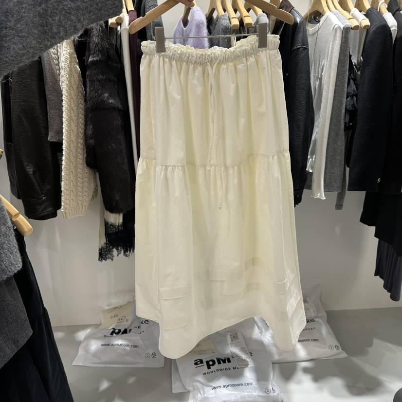 AHOY韓國代購㊣女裝新款人氣推薦時尚25秋冬真品職業長裙棉AHOY長裙