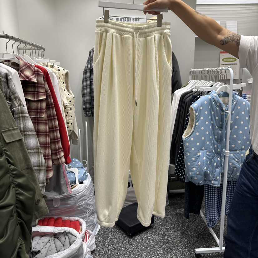 VINTAGE 888韓國直郵㊣女裝新款職業休閑真品推薦休閑褲貂皮VINTAGE888/TRIPLE EIGHT休閑褲