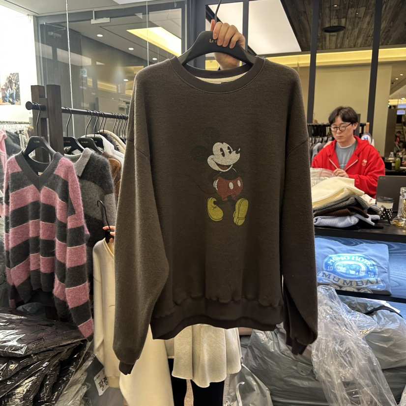 LE ETOILE韓國直郵㊣女士新品職業人氣時尚真品推薦25秋冬衛衣LE ETOILE衛衣