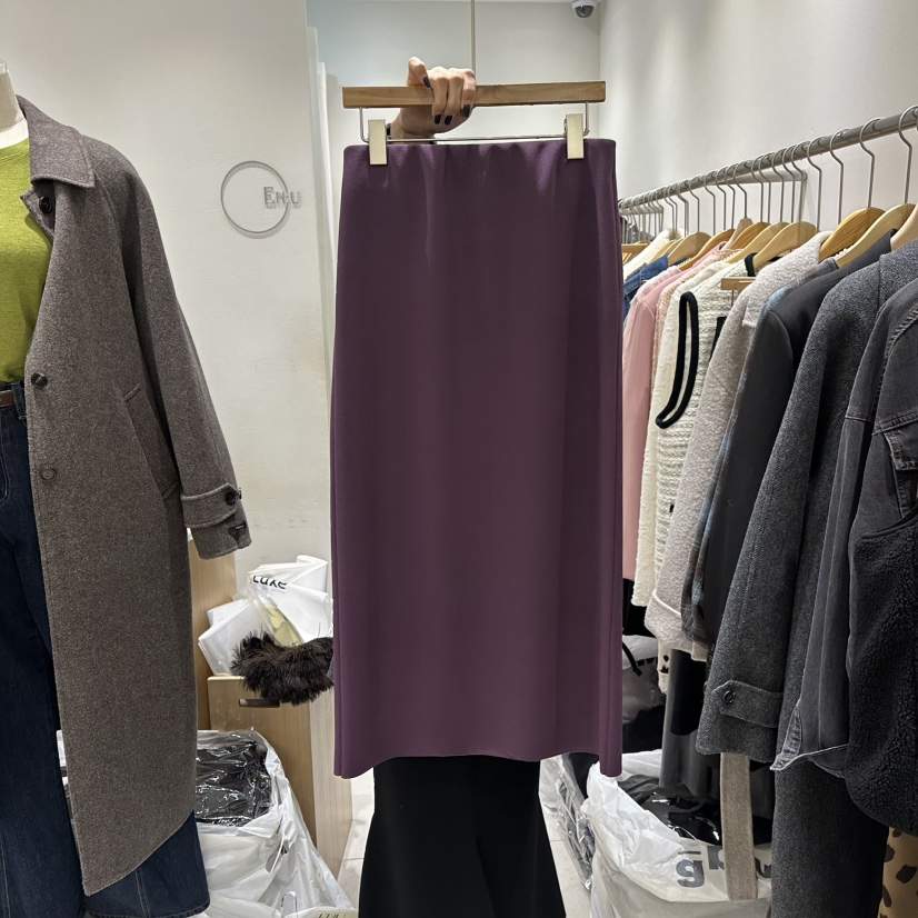 EN.U東大門㊣代購女士新品職業25秋冬時尚休閑真品推薦長裙EN.U長裙