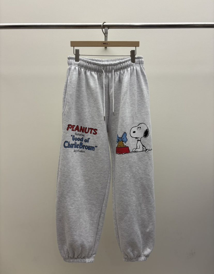 TOLL東大門㊣代購女裝新品推薦時尚休閑人氣熱賣休閑褲史努比TOLL休閑褲