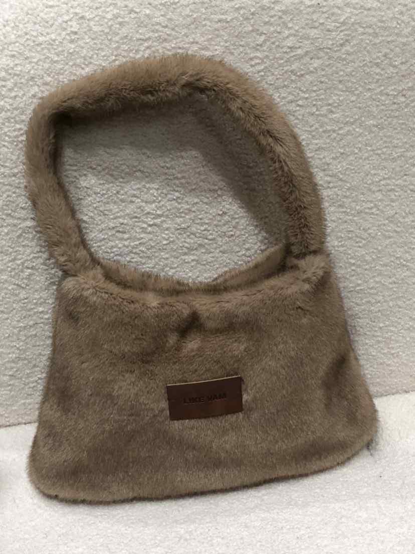 LIKEVAM東大門㊣實拍女裝新品25秋冬休閑職業單肩斜跨包泰迪熊LIKEVAM單肩/斜跨包