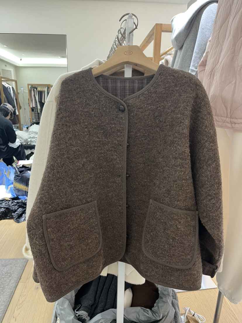 TIZZI韓國直郵㊣女士新款休閑25秋冬真品熱賣人氣推薦職業夾克TIZZI夾克