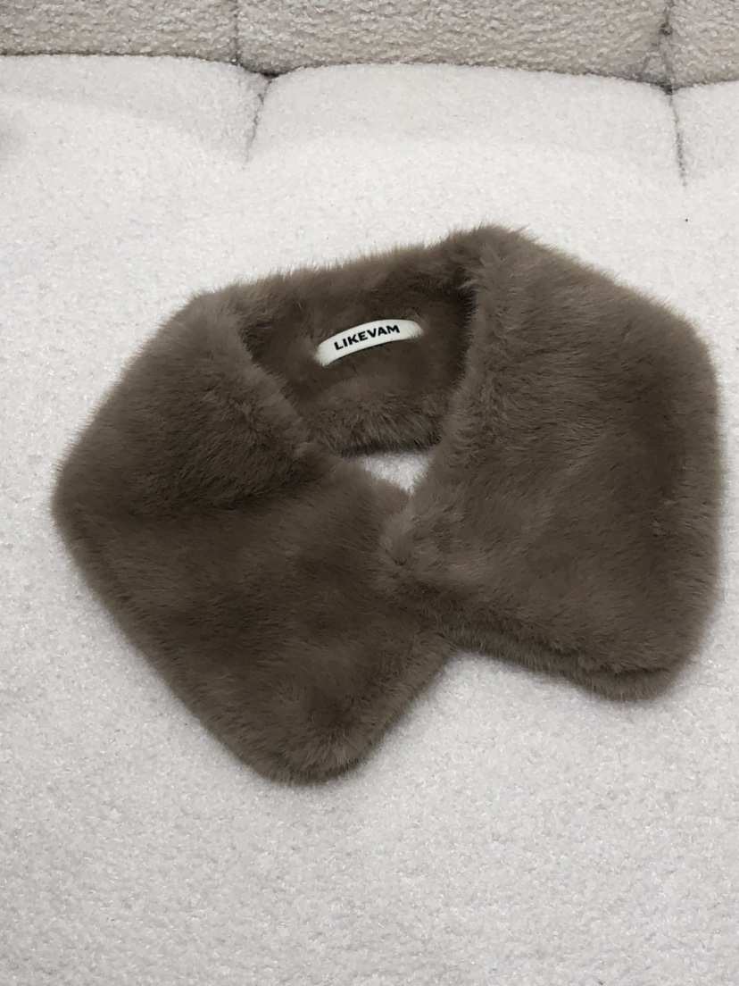 LIKEVAM東大門㊣實拍女士新款休閑熱賣職業人氣圍巾披肩貂皮LIKEVAM圍巾/披肩