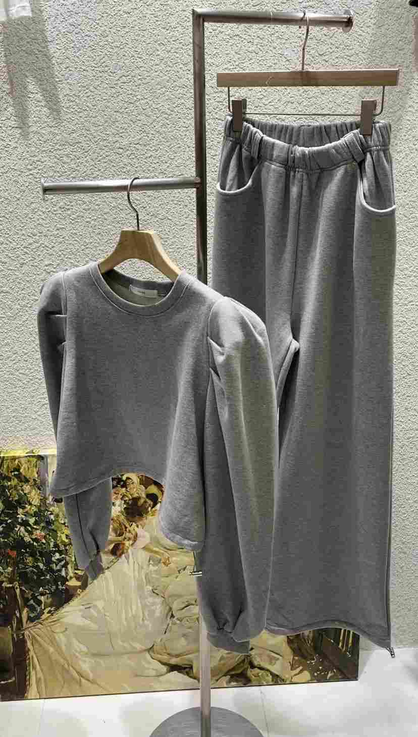 N BROWN東大門㊣代購女士新品推薦25秋冬休閑時尚人氣套裝絨N BROWN套裝