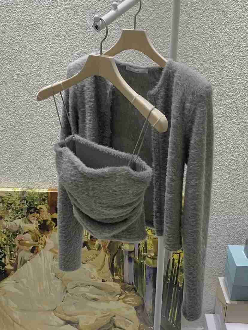 N BROWN韓國直郵㊣女裝新品人氣休閑推薦25秋冬套裝開襟衫N BROWN套裝