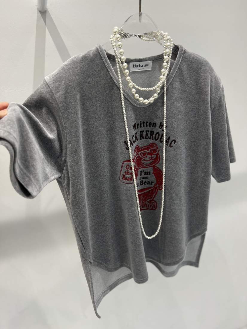 BLUE BANANA東大門㊣直郵女士新品25秋冬真品長袖T恤不含項鏈BLUE BANANA長袖T恤