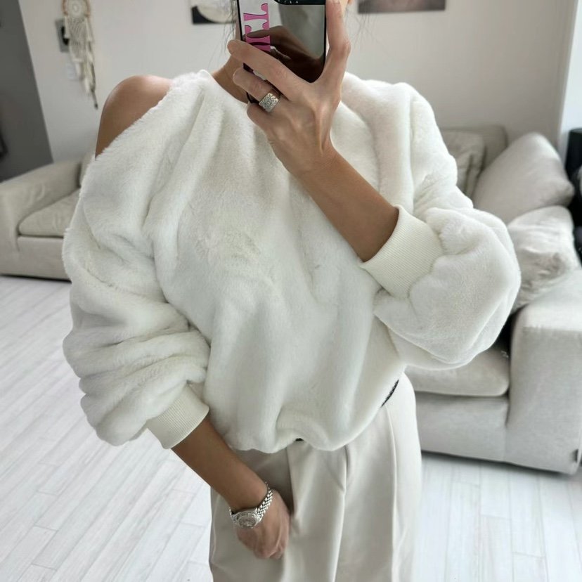 SOUIT東大門㊣代購女士新品熱賣職業人氣25秋冬推薦衛衣貂皮SOUIT by mabel-L衛衣