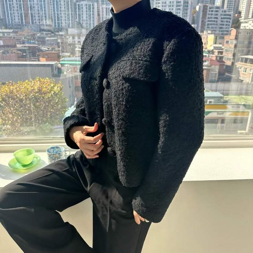 SOUIT東大門㊣直郵女裝新品25秋冬時尚真品休閑推薦夾克羊毛SOUIT by mabel-L夾克