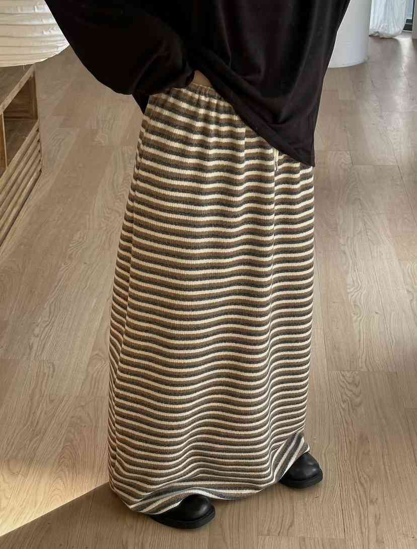 BYRING東大門㊣實拍女裝新款25秋冬熱賣推薦真品休閑時尚長裙BYRING長裙