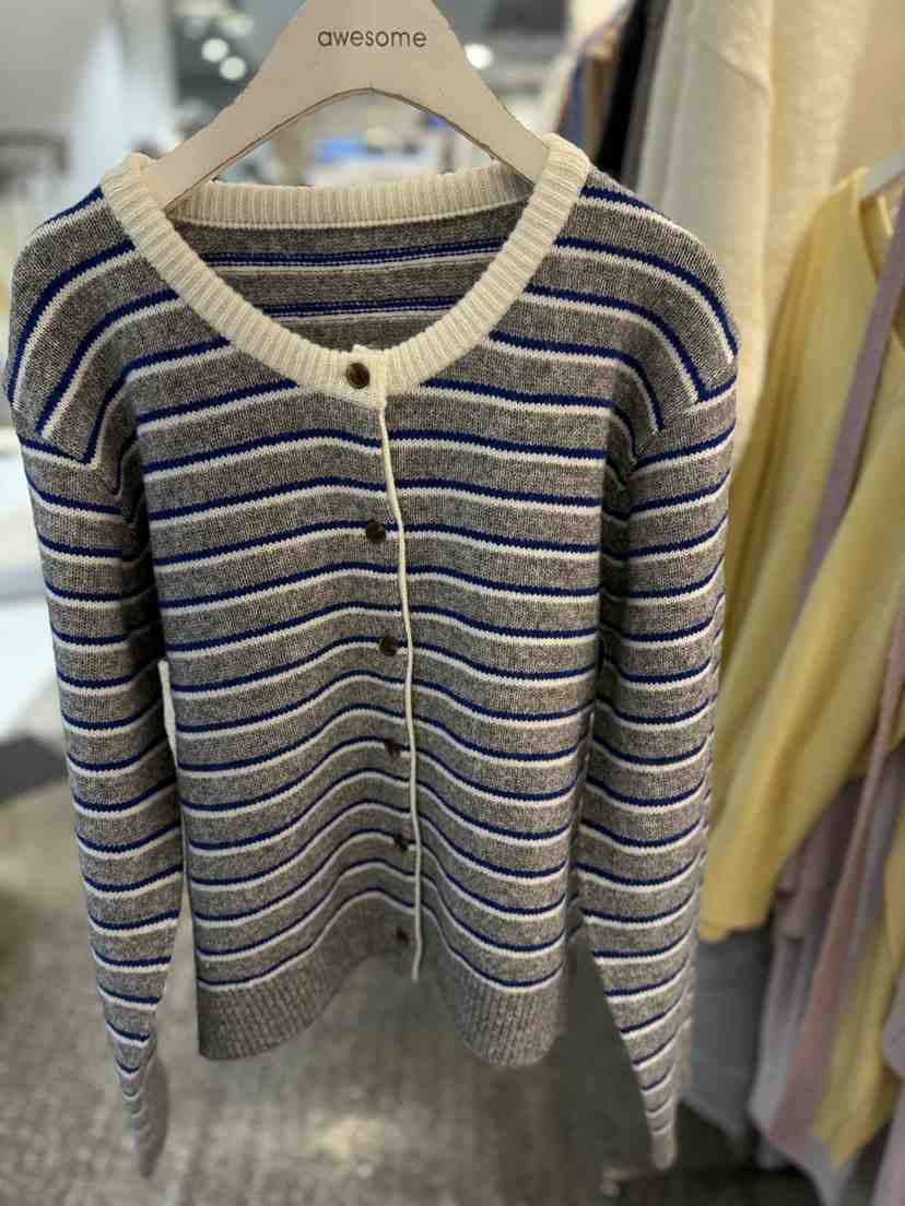 AWESOME-L東大門㊣實拍女裝新款25秋冬休閑推薦針織衫開衫AWESOME-L針織衫