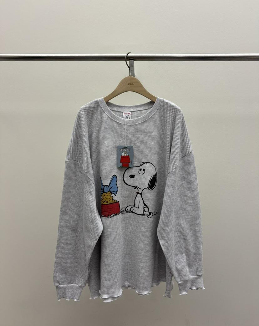 TOLL東大門㊣直郵女士新品人氣職業休閑時尚25秋冬長袖T恤史努比TOLL長袖T恤