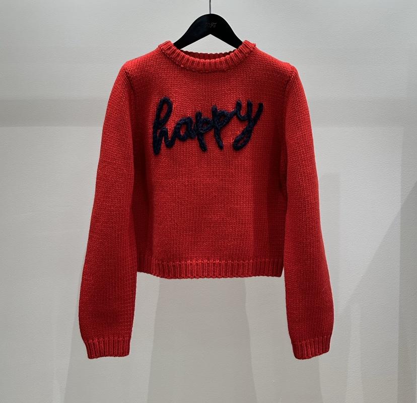 FIFO韓國直郵㊣女裝新款熱賣人氣職業25秋冬時尚真品毛衣刺繡FIFO毛衣